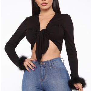 Fashion nova love on my mind top